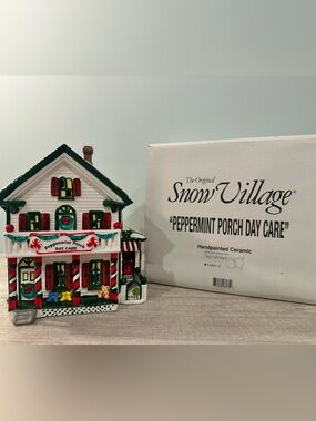 Department 56 Snow Village - Peppermint Porch Day Care
